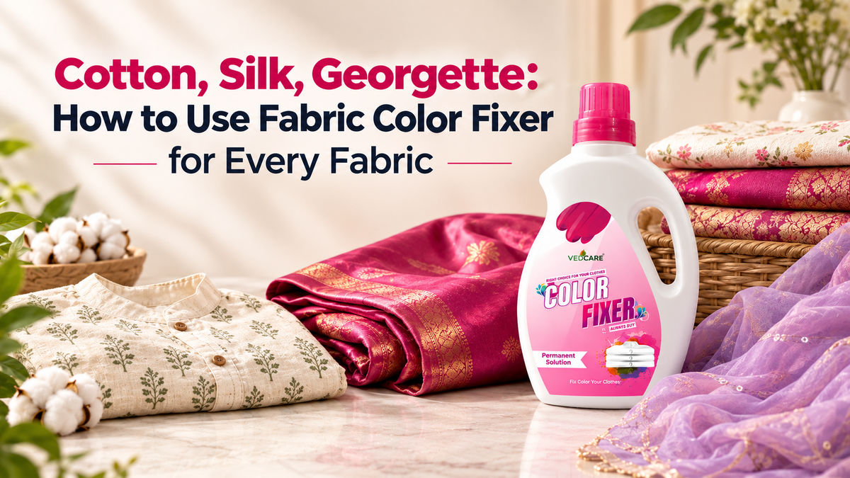 Cotton, Silk, Georgette: How to Use Fabric Color Fixer for Every Fabric