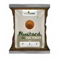 Vedcare Mustard Oil Cake Powder packaging on a white background