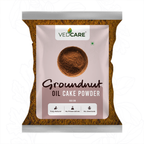 Vedcare Groundnut Oil Cake Powder packaging on a white background