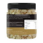 Jar of Gond Katira with label on a white background