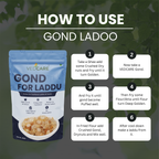 Vedcare Edible Gond for Laddu 250 g | Babul Gond | Natural Edible Gum