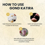 Vedcare Gond Katira (200g) + Basil Seeds (250g) Combo | Natural Body Cooler | Sabja Seeds for Falooda, Drinks | Summer Cooling Superfoods | Digestion & Hydration Support
