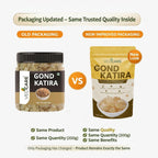 Gond Katira (200g) + Chia Seeds (250g) Combo | Natural Summer Body Cooler | Sabja Seeds for Weight Loss, Digestion & Hydration | Falooda & Detox Drink Mix