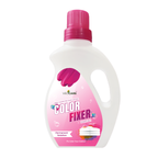 Bottle of Vedcare Color Fixer on a white background