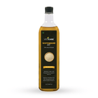 Bottle of VedCare White Sesame Oil on a white background