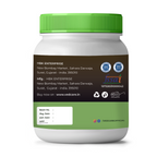 Vedcare supplement container with green lid and label on a white background