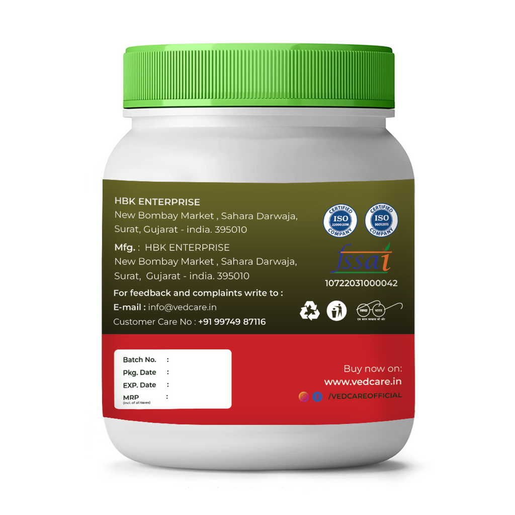 White container with green lid and labeled text on a white background