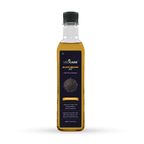 Bottle of Vedicare Black Sesame oil on a white background