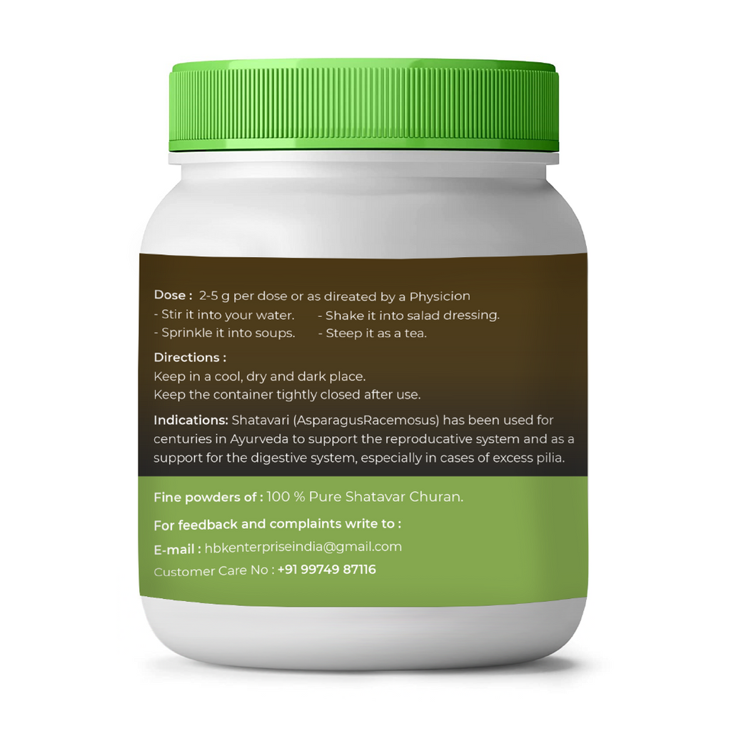 Container with green lid and label on a white background