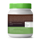 Container of Anantmul powder with green lid and label on a white background