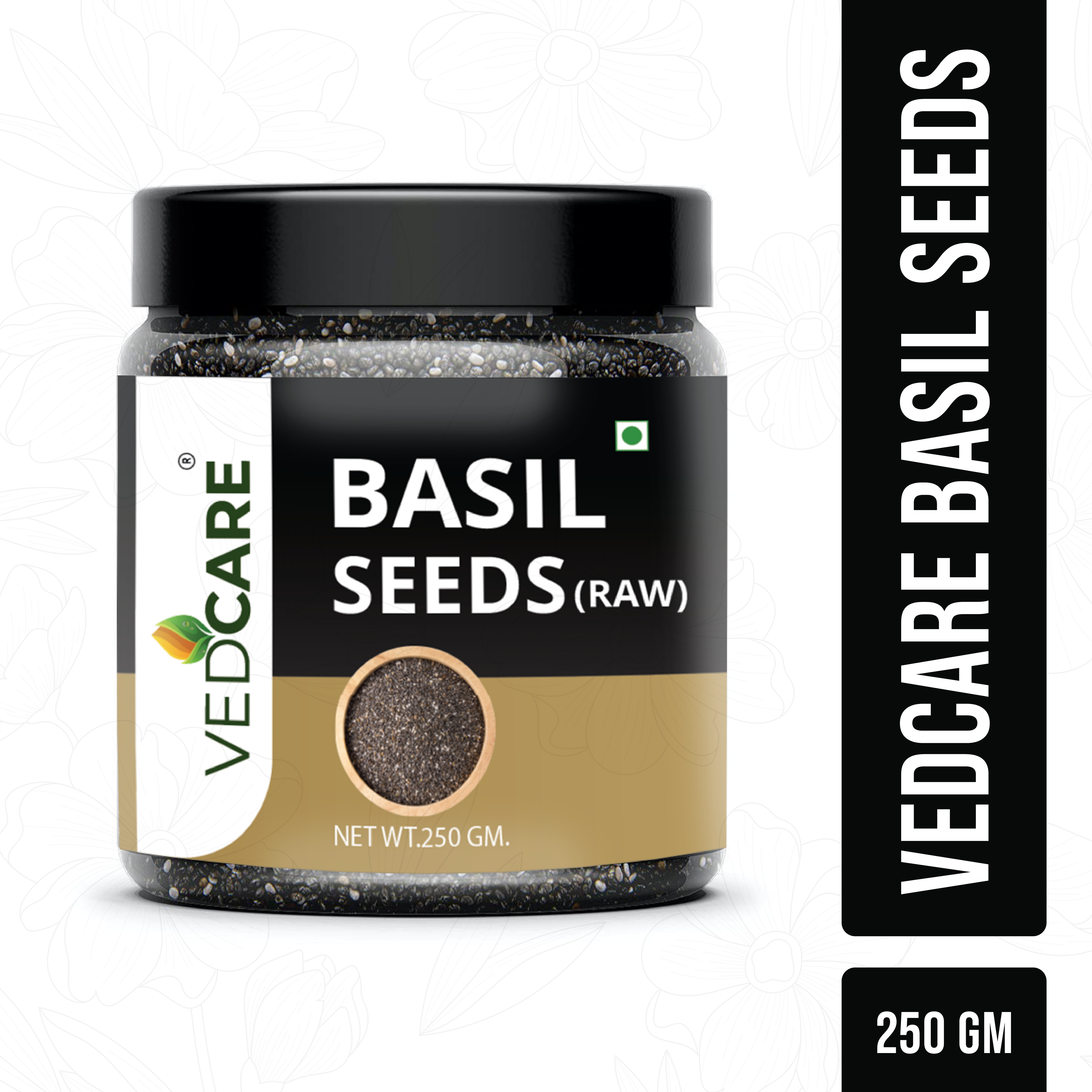 Vedcare Raw Basil Seeds | Sabja Seeds