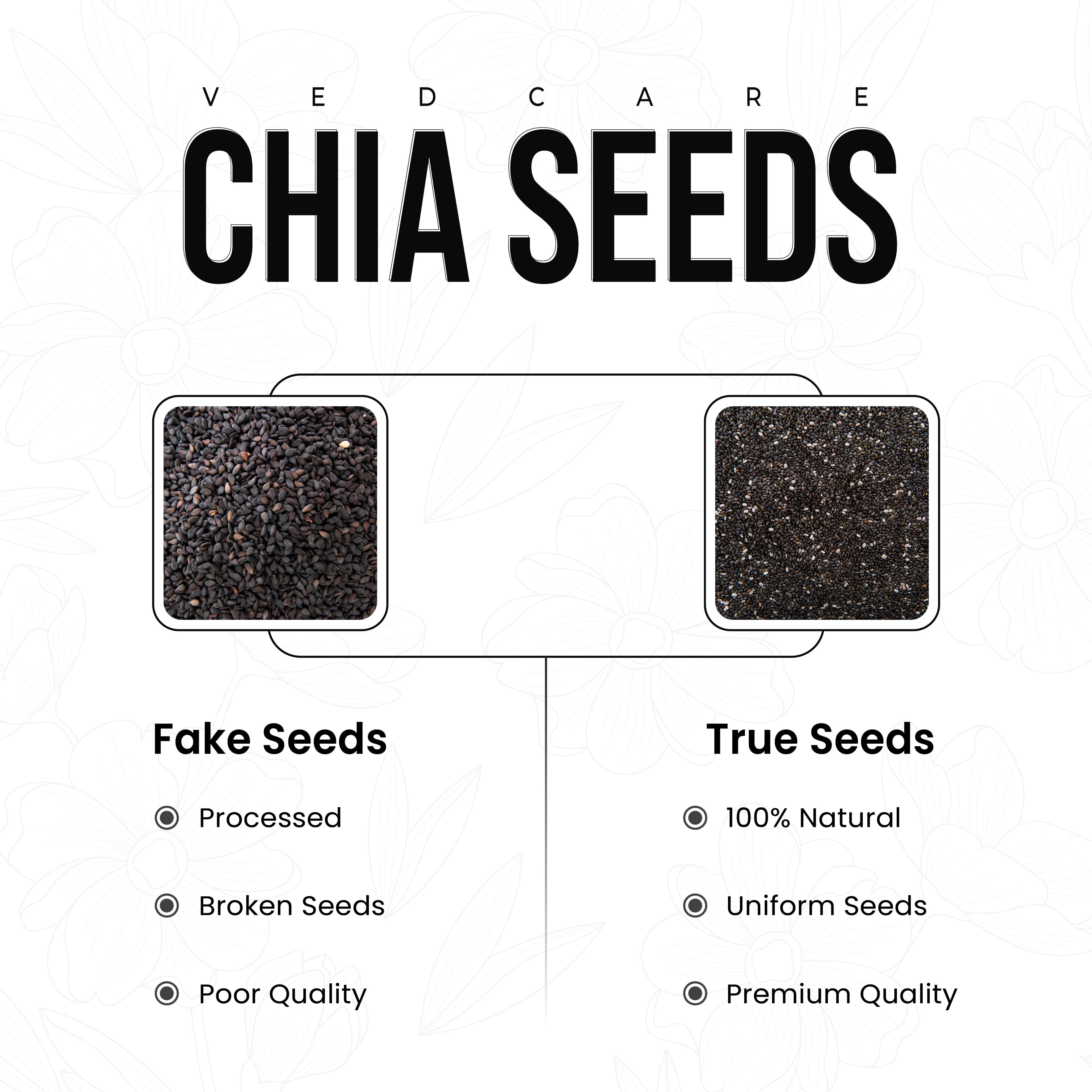 Vedcare Raw Chia Seeds