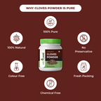 Velocare Heena Powder container with purity features on a green background